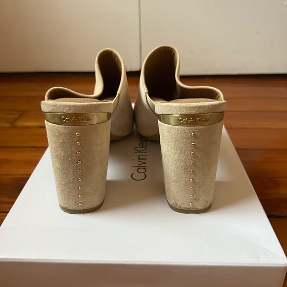 Calvin Klein “Cicelle” Suede Studded heels (US10) - Picture 3 of 8
